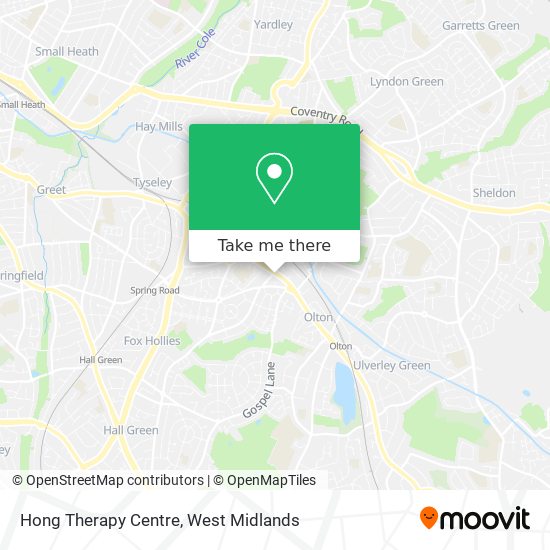 Hong Therapy Centre map