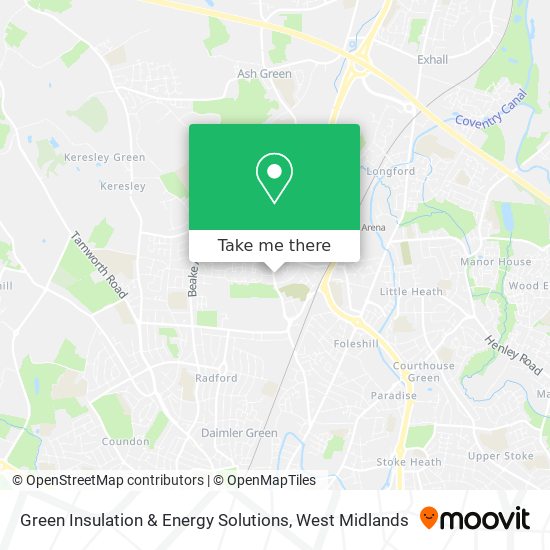 Green Insulation & Energy Solutions map