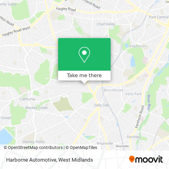 Harborne Automotive map