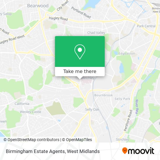 Birmingham Estate Agents map