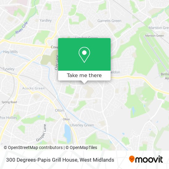 300 Degrees-Papis Grill House map