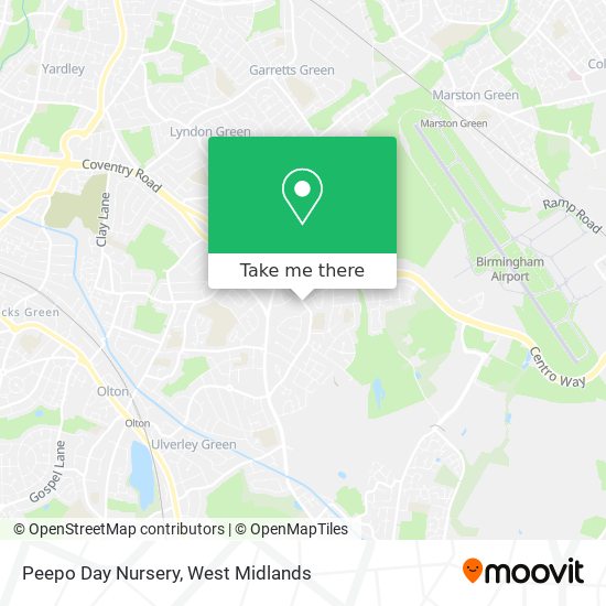 Peepo Day Nursery map