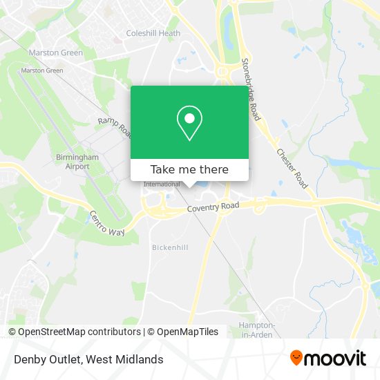 Denby Outlet map