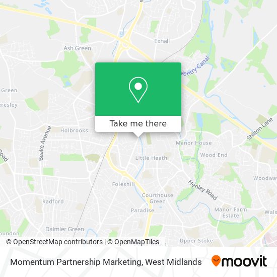 Momentum Partnership Marketing map