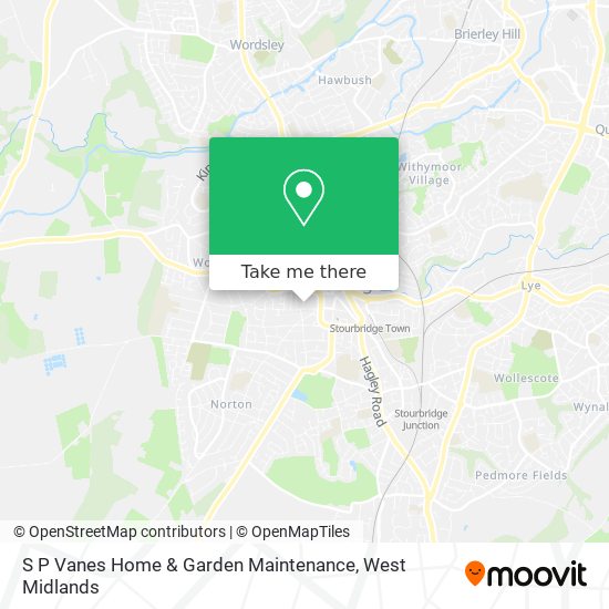 S P Vanes Home & Garden Maintenance map