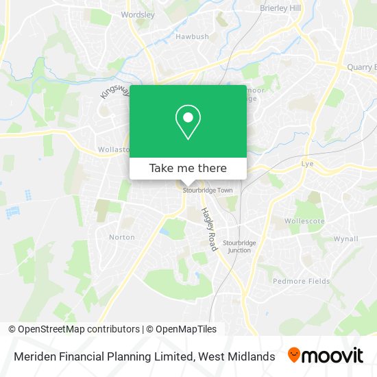 Meriden Financial Planning Limited map