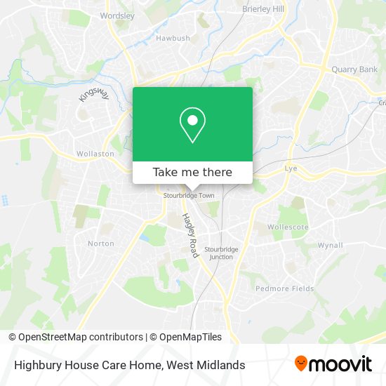 Highbury House Care Home map