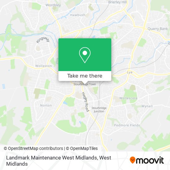 Landmark Maintenance West Midlands map