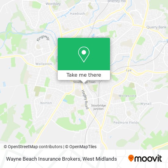 Wayne Beach Insurance Brokers map