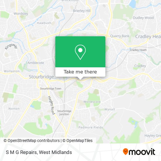 S M G Repairs map