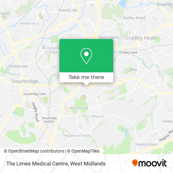 The Limes Medical Centre map