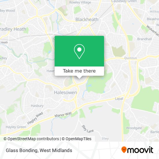 Glass Bonding map