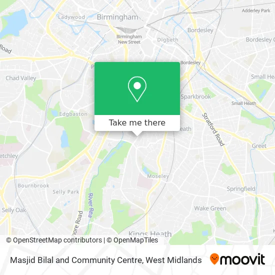Masjid Bilal and Community Centre map