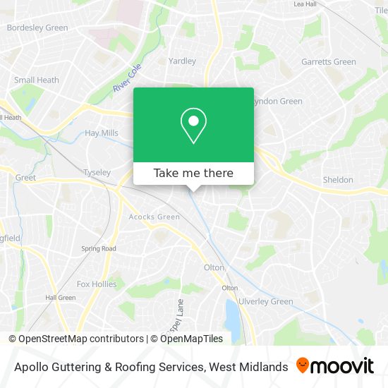 Apollo Guttering & Roofing Services map