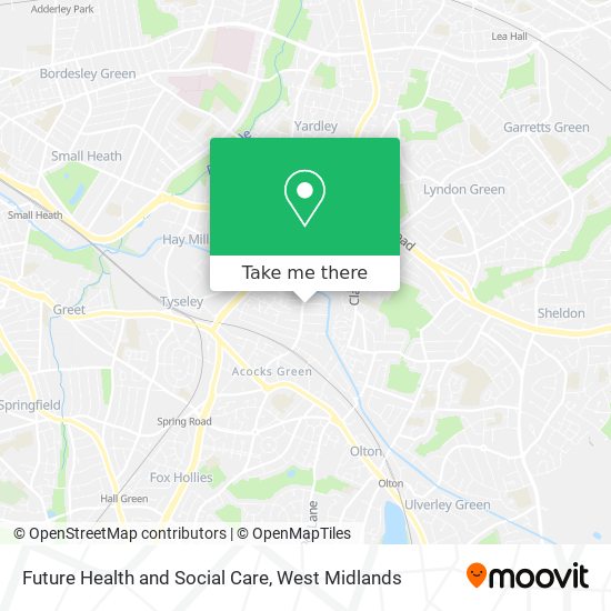 Future Health and Social Care map