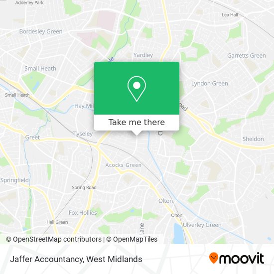 Jaffer Accountancy map