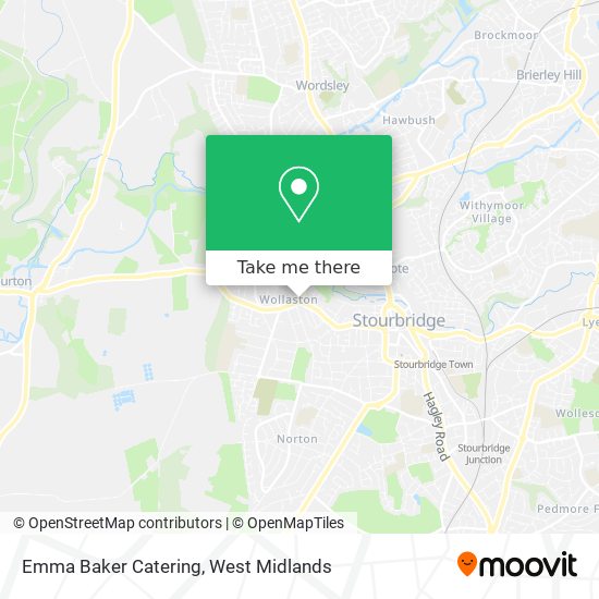 Emma Baker Catering map