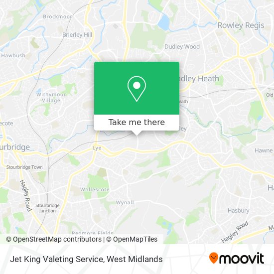 Jet King Valeting Service map