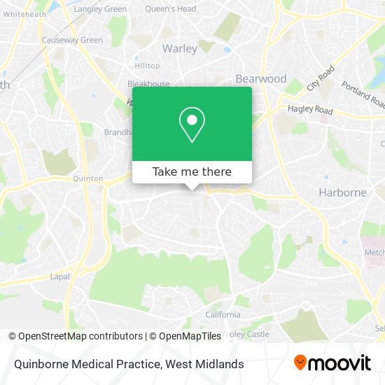 Quinborne Medical Practice map