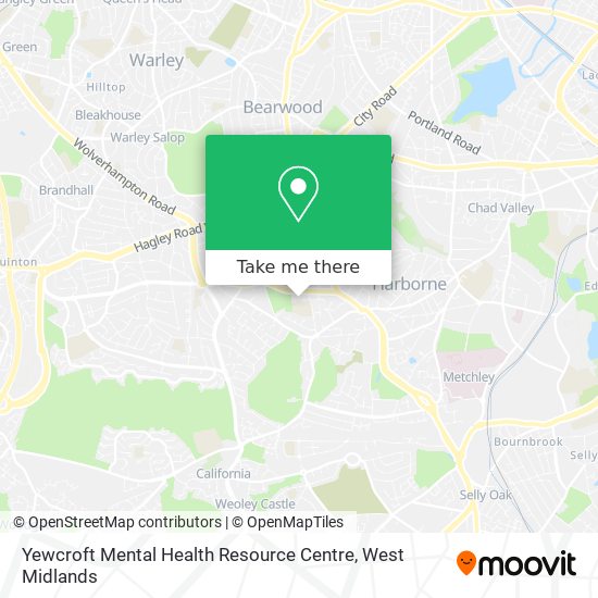 Yewcroft Mental Health Resource Centre map
