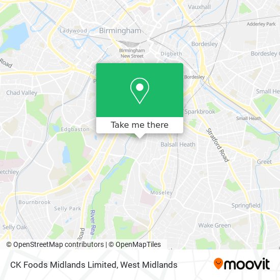 CK Foods Midlands Limited map