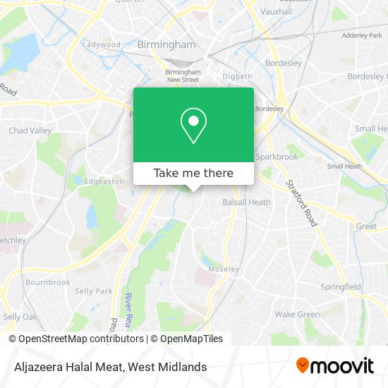 Aljazeera Halal Meat map