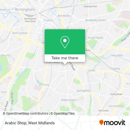 Arabic Shop map
