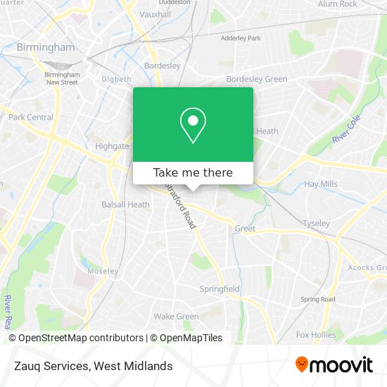 Zauq Services map