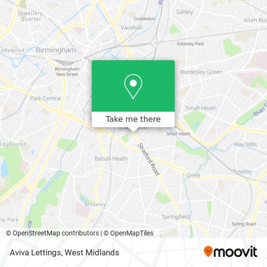 Aviva Lettings map