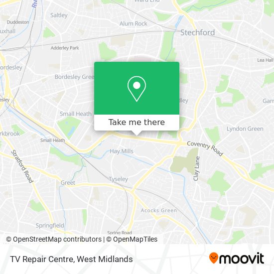 TV Repair Centre map