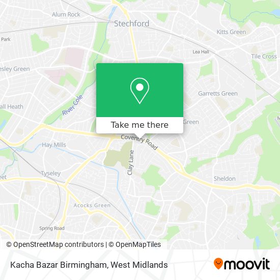 Kacha Bazar Birmingham map