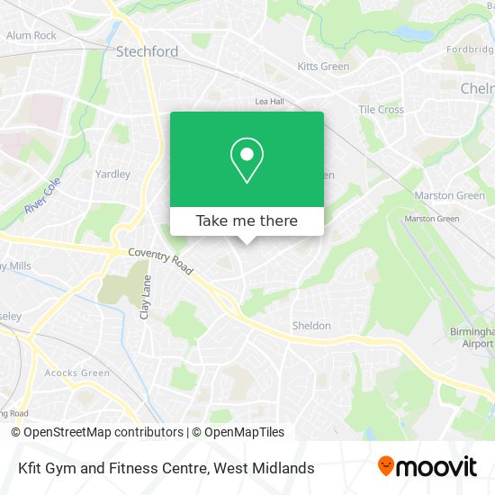 Kfit Gym and Fitness Centre map