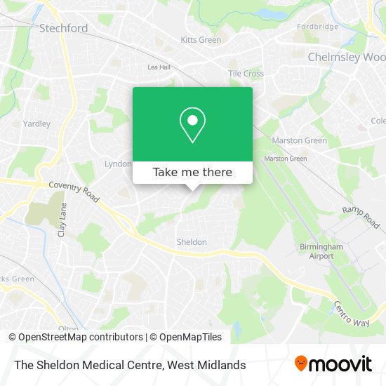 The Sheldon Medical Centre map