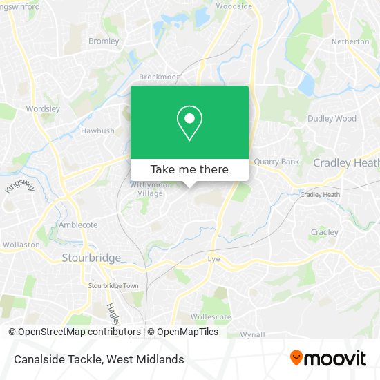Canalside Tackle map