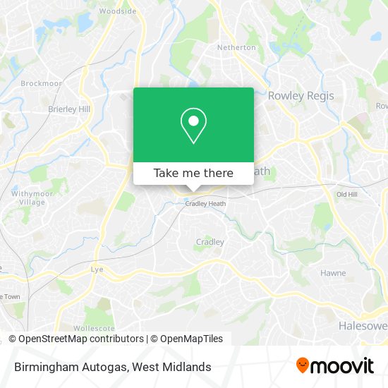 Birmingham Autogas map