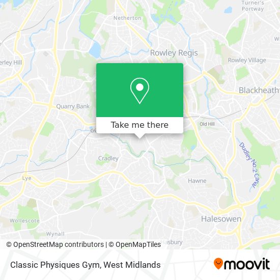 Classic Physiques Gym map