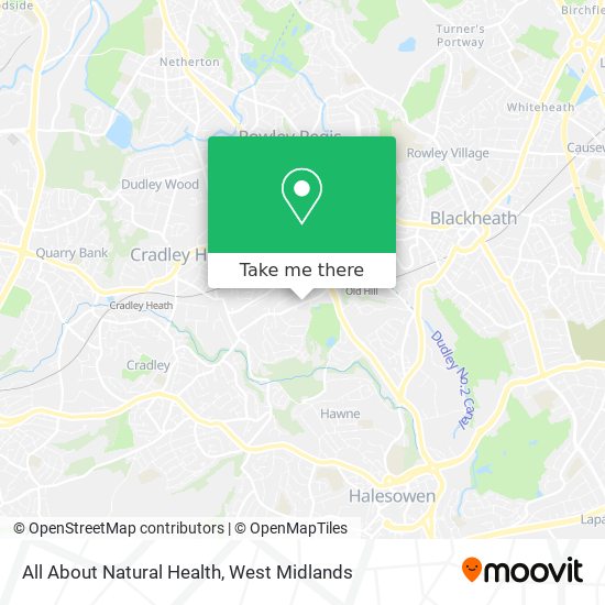 All About Natural Health map