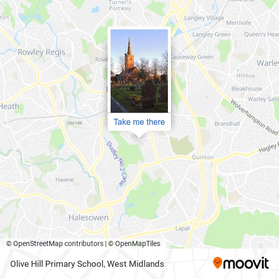 Olive Hill Primary School map