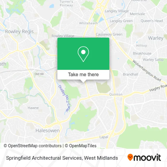 Springfield Architectural Services map