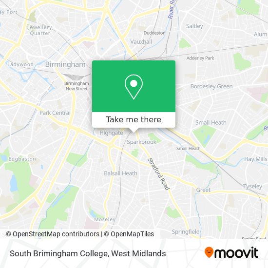 South Brimingham College map