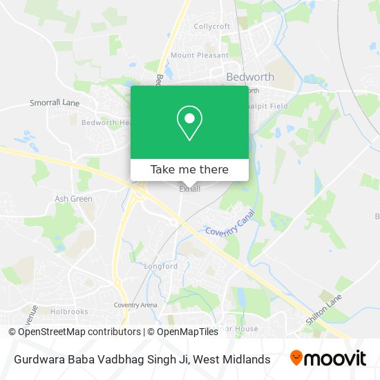 Gurdwara Baba Vadbhag Singh Ji map