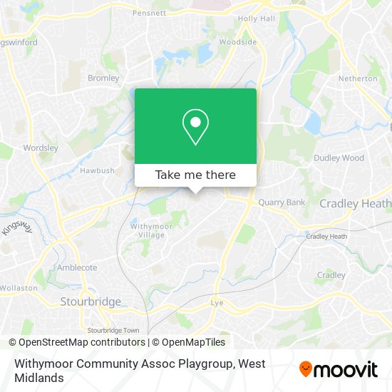 Withymoor Community Assoc Playgroup map