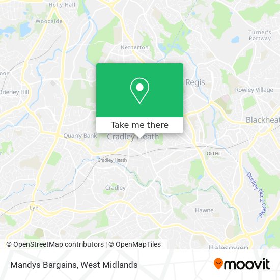Mandys Bargains map