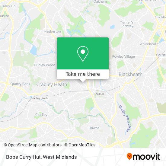 Bobs Curry Hut map