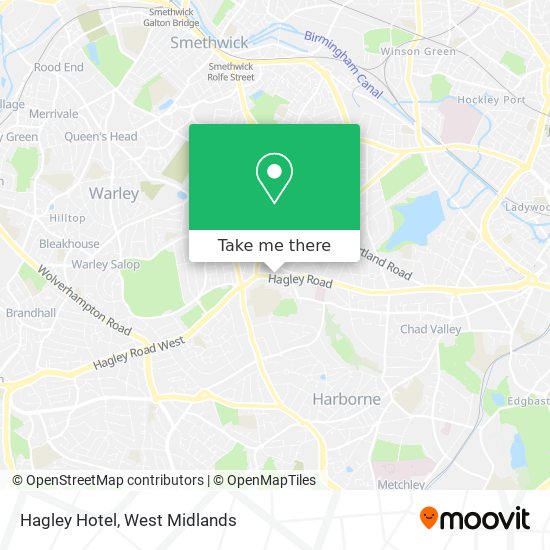 Hagley Hotel map