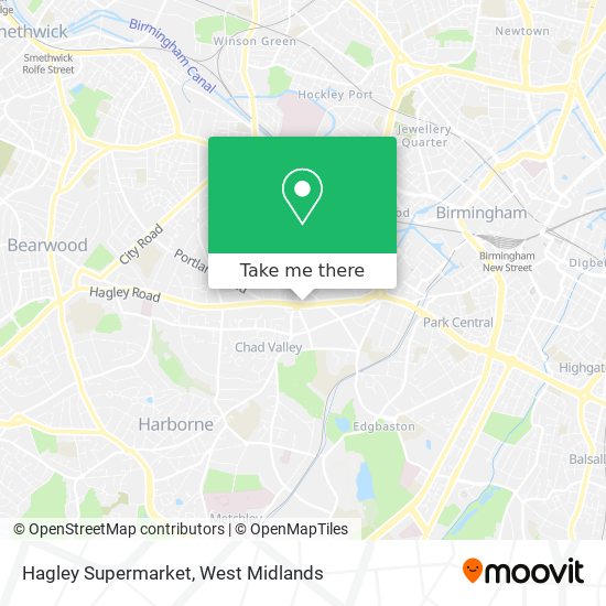 Hagley Supermarket map