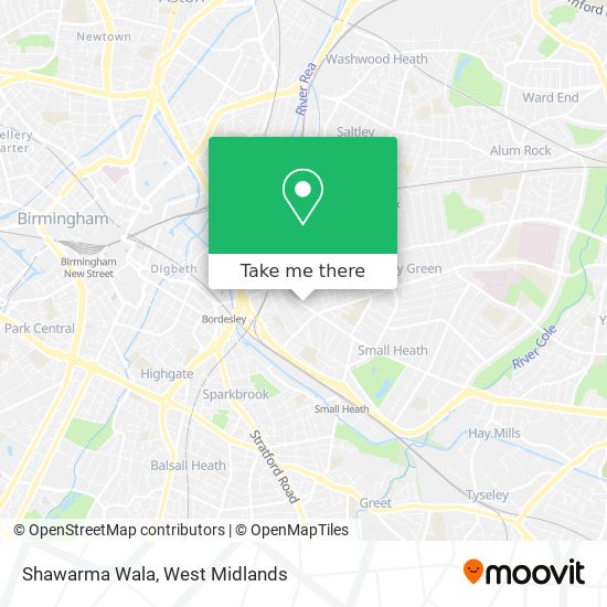 Shawarma Wala map