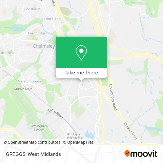 GREGGS map