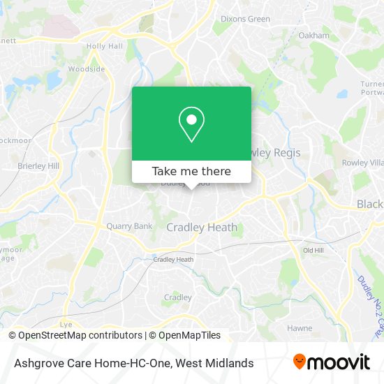 Ashgrove Care Home-HC-One map
