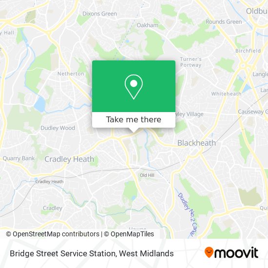 Bridge Street Service Station map